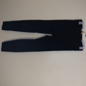 Plain black casual leggings